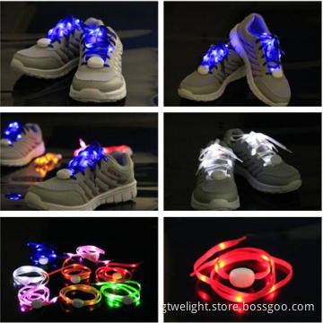 High Quality and Good Brightness LED Nylon Flashing Shoelaces
